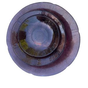 7Pc Vintage Beautiful Fortecrisa Amethyst Set